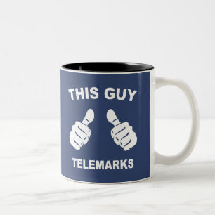 Dieser Typ Telemarkt Zweifarbige Tasse