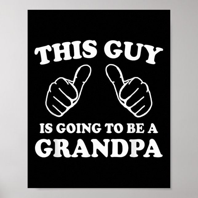 Dieser Typ wird ein Opa sein Poster (Vorne)