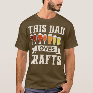 Dieser Vater Lieben Handwerk Beer Lover Funny Vath T-Shirt