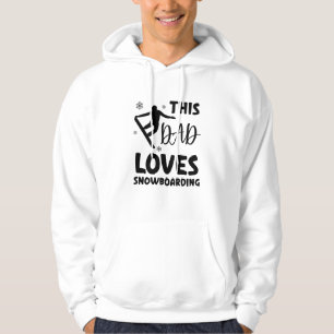 Dieser Vater Lieben Snowboarden, Snowboarden Vater Hoodie