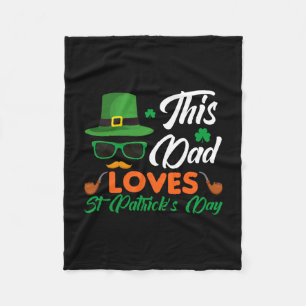 Dieser Vater Lieben St Patrick S Day Fleecedecke