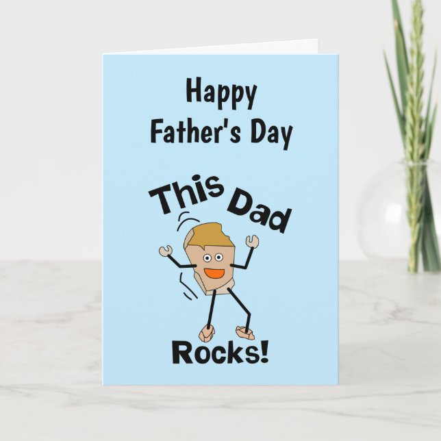 Dieser Vater Rocks Karte (Vorderseite)