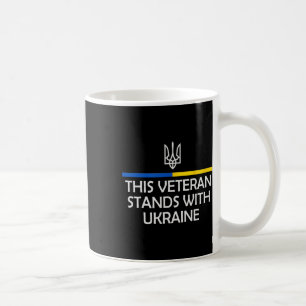 Dieser Veteran steht mit der Ukraine Zelensky Ukra Kaffeetasse