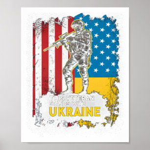 Dieser Veteran steht mit der Ukraine zur Unterstüt Poster