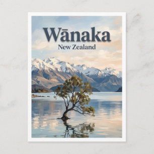 Dieser Wānaka-Baum Neuseeland Postkarte