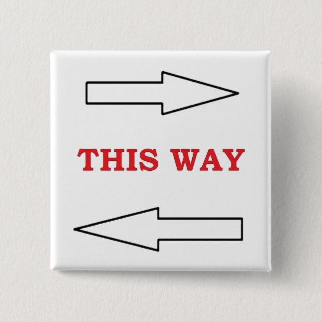 "DIESER WEG" BUTTON (Vorderseite)