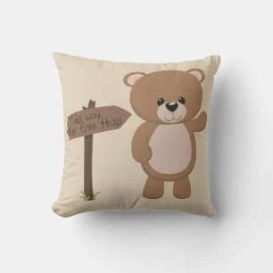 Dieser Weg für den kostenlosen Hugs Teddy Bär Kissen