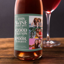 Dieser Wein paart sich gut mit Freunden Spaß beste