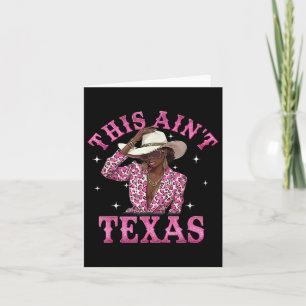 Dieses Aint Texas Western Country Rodeo Cowgirl Bl Karte