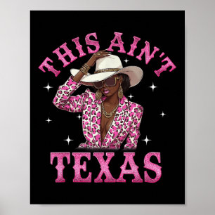 Dieses Aint Texas Western Country Rodeo Cowgirl Bl Poster