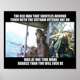 DIESES ALTE VIETNAM VET POSTER