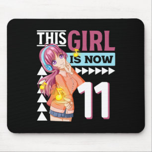 Dieses Anime Girl ist jetzt 11 Jahre alt Anime 11. Mousepad