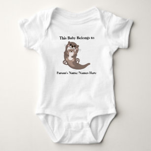 Dieses Baby gehört zu... Niedlicher, individuell a Strampler