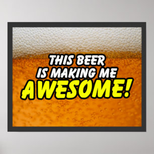 Dieses Bierposter $ 18,95 Poster