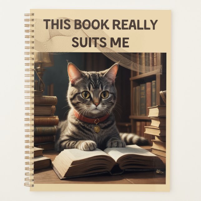 Dieses Buch Anzug mir einen lustigen Katzen-Planer Planer (Vorderseite)