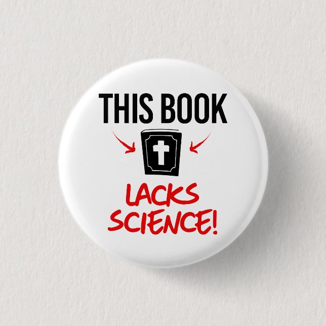 Dieses Buch fehlt es an Wissenschaft Button (Vorderseite)