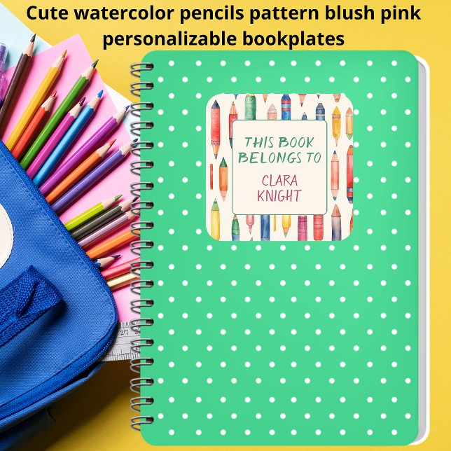 Dieses Buch gehört dazu, dass ich zu Buchzeichen i Quadratischer Aufkleber (Von Creator hochgeladen)