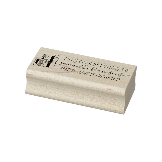 Dieses Buch gehört dem Lehrergeschäft Gummistempel (Stempel)