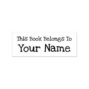 Dieses Buch gehört Name Kinder Handschrift Gummistempel