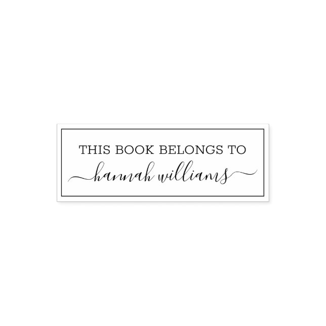 Dieses Buch gehört zu einem angesagten Skriptnamen Permastempel (Design)