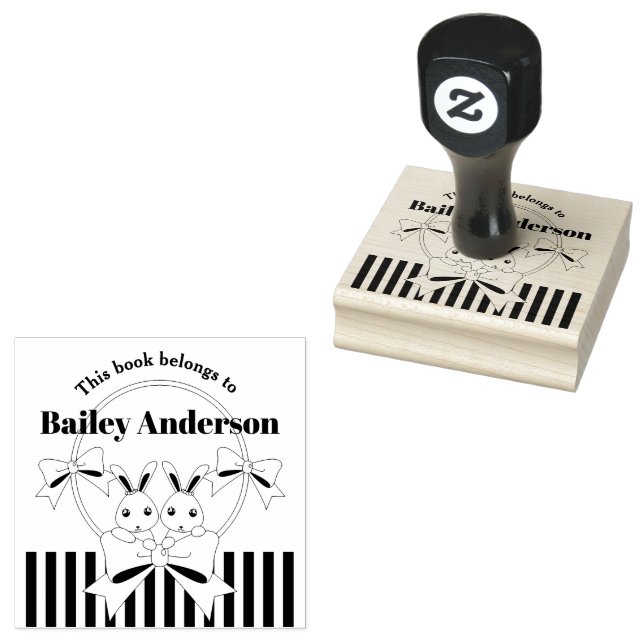 Dieses Buch gehört zum Niedlichen Buchzeichen der  Gummistempel (Stempel)