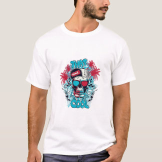Dieses coole Totenkopf-Grafik-T-Shirt T-Shirt