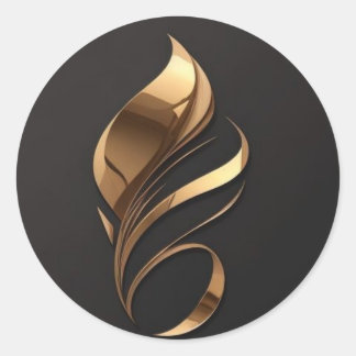 Dieses Design sieht sehr gut aus Runder Aufkleber