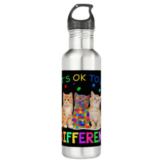 Dieses Design zur Unterstützung der Autismus-Sensi Edelstahlflasche