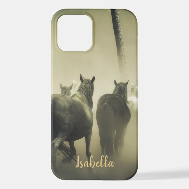 Dieses elegante Pferdeschlitten iPhone 12 Hülle (Rückseite)