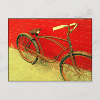 Dieses Fahrrad ist ein beliebtes Kunstwerk! Postkarte