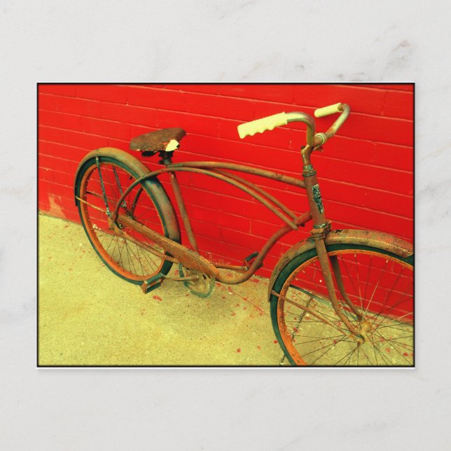 Dieses Fahrrad ist ein beliebtes Kunstwerk! Postkarte (Vorderseite)