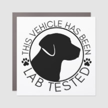 "Dieses Fahrzeug wurde auf Labrador getestet" Squa