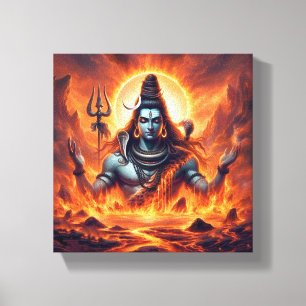 Dieses faszinierende Bild von Shiva Leinwanddruck