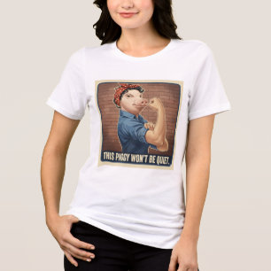 Dieses Ferkel wird nicht still sein Damen T-Shirt Tri-Blend Shirt