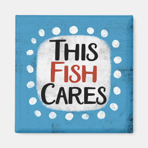 Dieses Fisch kariert Kühlschrank Magnet