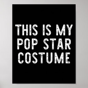 Dieses Foto von meinem P-Star-Kostüm Halloween Eas Poster
