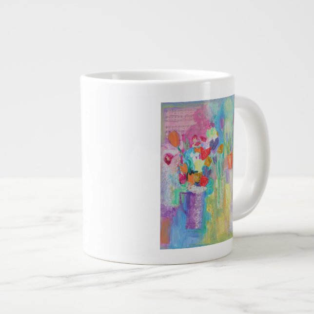 Dieses Frühjahr-Gefühl 2014 Jumbo-Tasse (Vorderseite Rechts)