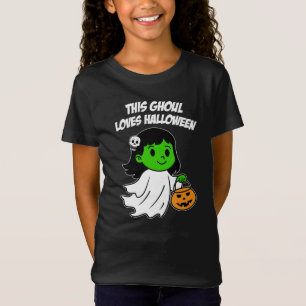 Dieses Ghoul Lieben Halloween Girl Niedlich T-Shirt