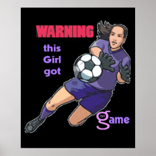 Dieses Girl Got Spiel (Fußball) Poster