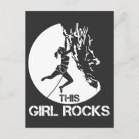 Dieses Girl Rocks Klettern Boulder Carabiner Klett
