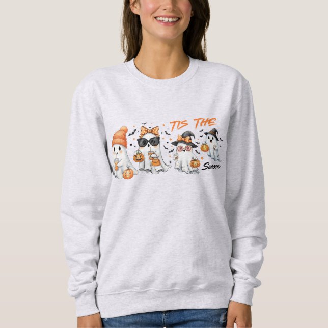 Dieses Halloween-Party der Saison Ghost Fall Sweatshirt (Vorderseite)