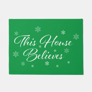 Dieses Haus glaubt Fußmatte