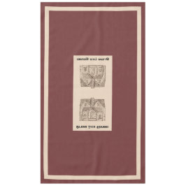 Dieses Haus mit Text- und Bildvorlage 60 x 104 seg Tischdecke