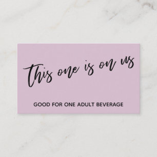 Dieses hier ist auf unserem Lässigen Mauve Drink T Begleitkarte
