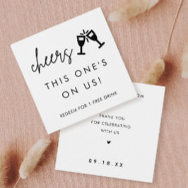 Dieses hier ist auf unseren Hochzeitsticksgetränke