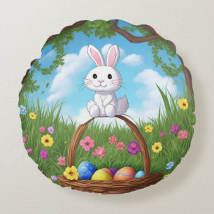 Dieses Hippity Hop Bunny Round Kissen