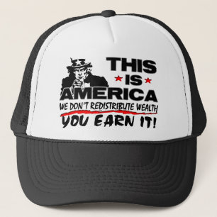 Dieses ist Amerika! Truckerkappe