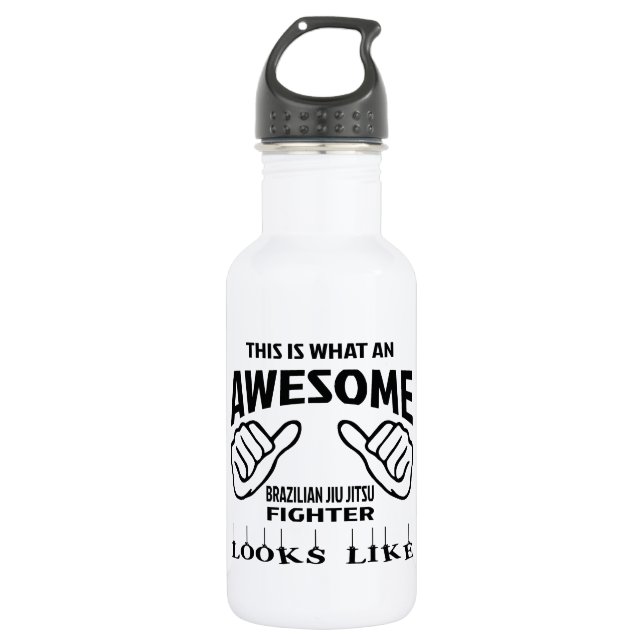 Dieses ist, ein welcher fantastischer Brasilianer Edelstahlflasche (Vorderseite)