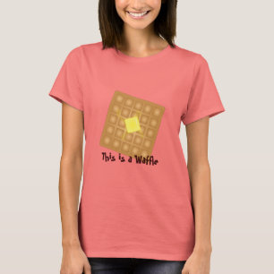 Dieses ist eine Waffel T-Shirt