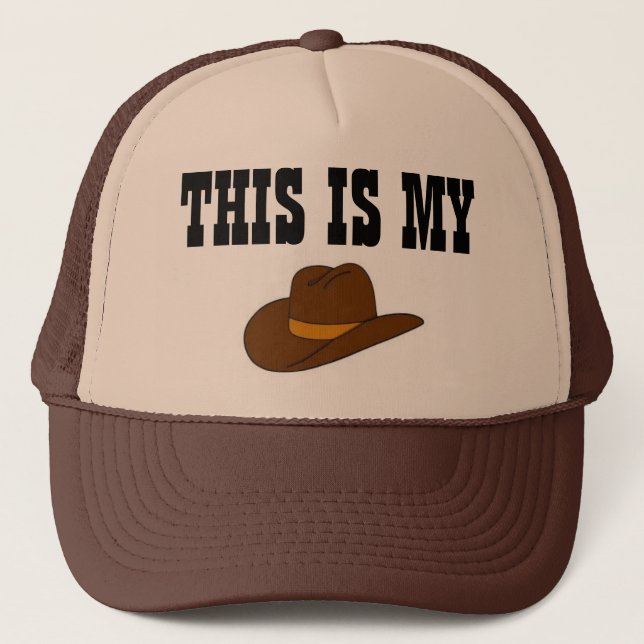 Dieses ist mein Cowboyhut Truckerkappe (Vorderseite)